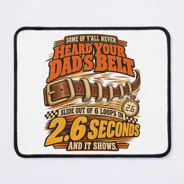 Item preview, Funny Dad Belt Joke Retro Father Humor Oversized T-Shirt designed and sold by omar ousalah.