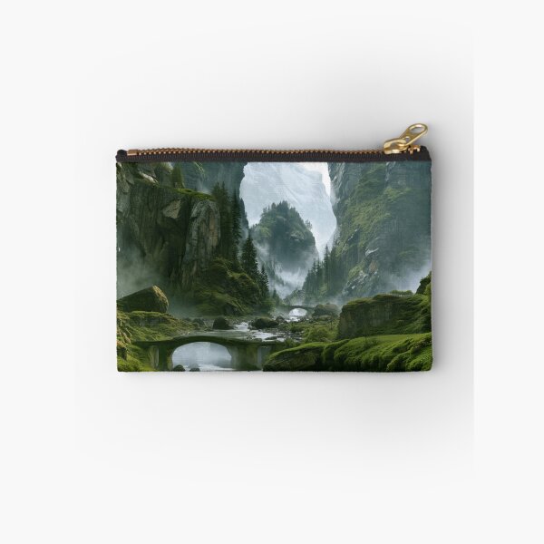 Item preview, A giant Mountain Troll emerging from deep within mist-covered valleys after heavy rain, Fantasy & Mythological Creatures designed and sold by CDC40.