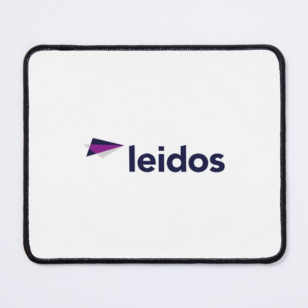 Item preview, Leidos Logo Navy Blue Wordmark With Purple Geometric Arrow Technology Company Brand designed and sold by Sabine L Blau.