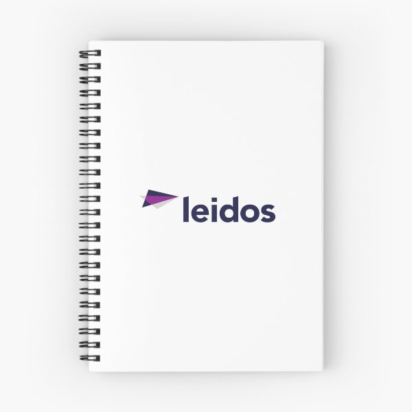 Item preview, Leidos Logo Navy Blue Wordmark With Purple Geometric Arrow Technology Company Brand designed and sold by Sabine  L Blau.