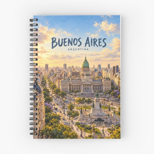 Item preview, Buenos Aires Painterly Argentine City Impression designed and sold by MichaeIRellov.