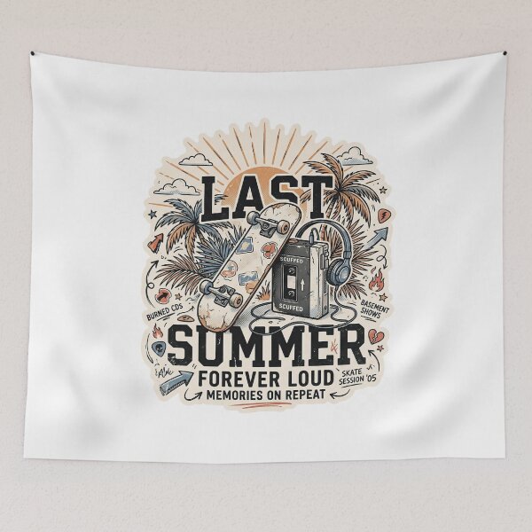 Item preview, Last Summer Forever – 2000s Pop Punk Nostalgia designed and sold by Etch-art.