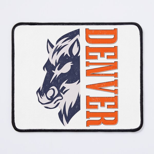 Item preview, Denver Broncos Retro Horse Football Graphic designed and sold by Ginoanford.
