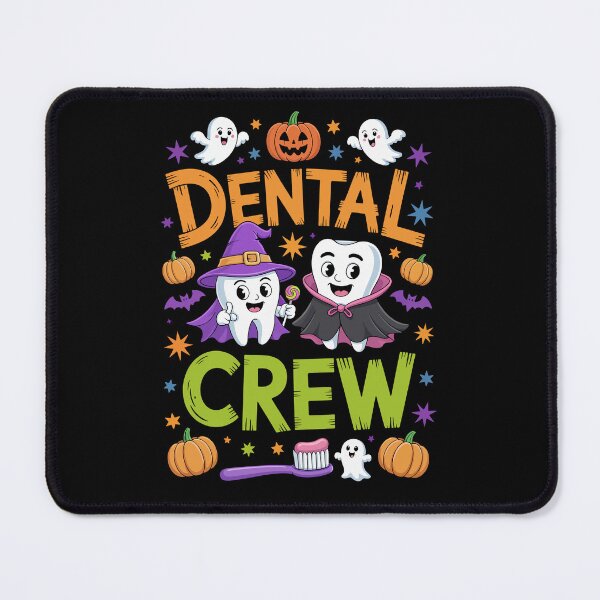 Item preview, Dental Crew Halloween – Cute Spooky Witch Vampire Tooth Art designed and sold by jkrphoto.