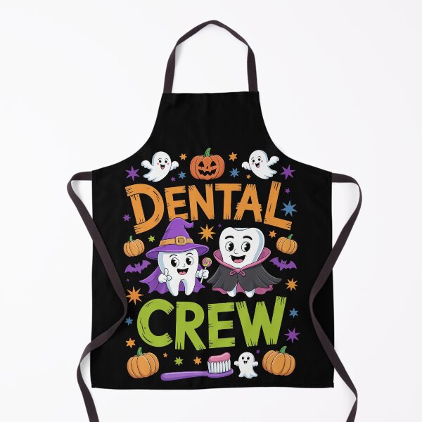 Item preview, Dental Crew Halloween – Cute Spooky Witch Vampire Tooth Art designed and sold by jkrphoto.