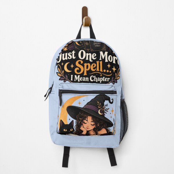 Item preview, Just One More Spell I Mean Chapter – Witch Reading Book, Black Cat & Cozy Halloween Witchcore designed and sold by Sanika arts .