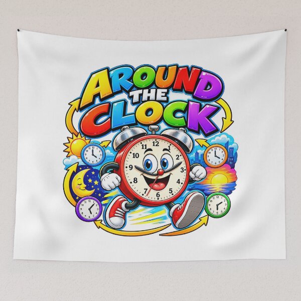 Item preview, AROUND THE CLOCK designed and sold by Smoothseer.
