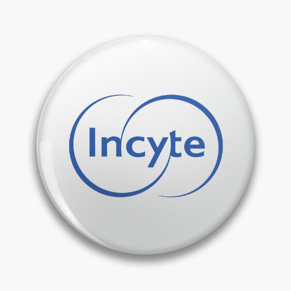 Item preview, Incyte Logo Blue Overlapping Circles Biopharmaceutical Company Brand Emblem designed and sold by Sabine  L Blau.