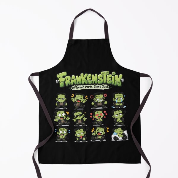 Item preview, Frankenstein character expressions cartoon Classic T-Shirt designed and sold by TOLDWAYTSHIRT.