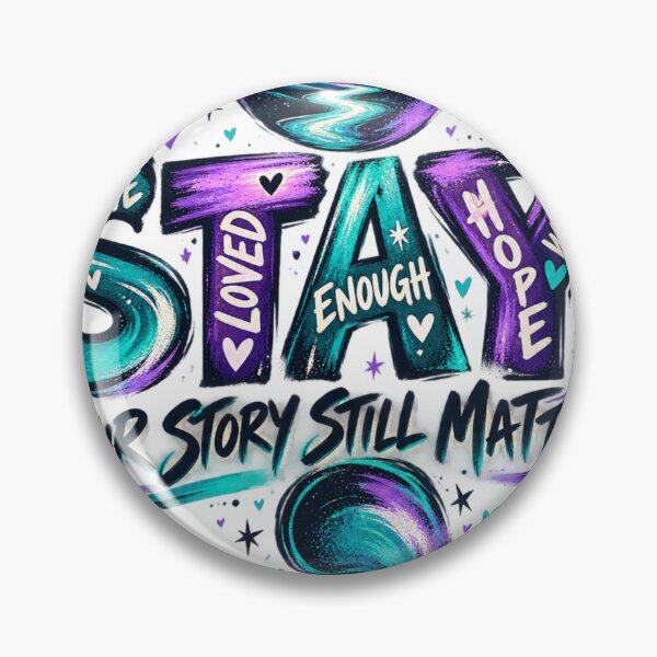 Item preview, Stay Your Story Matters Suicide Prevention Premium T-Shirt designed and sold by omar ousalah.