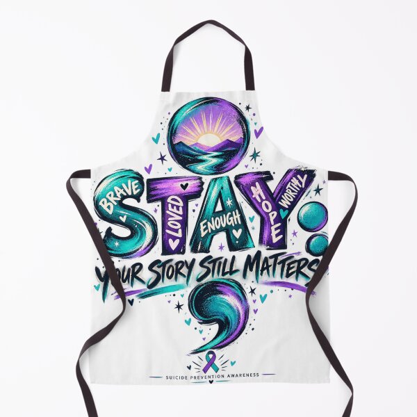 Item preview, Stay Your Story Matters Suicide Prevention Premium T-Shirt designed and sold by omar ousalah.