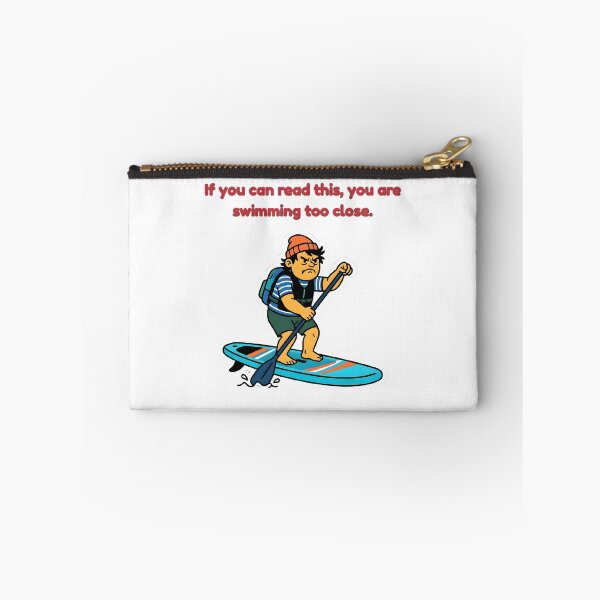 Item preview, Funny Anti Social Stand Up Paddleboard Grumpy SUP Rider designed and sold by SmartPuns.