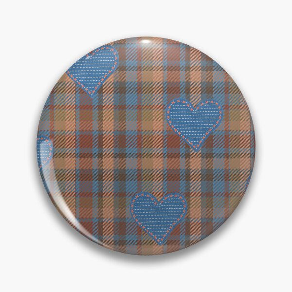 Item preview, Plaid Hearts Cozy Pattern Design designed and sold by roaaroaa.