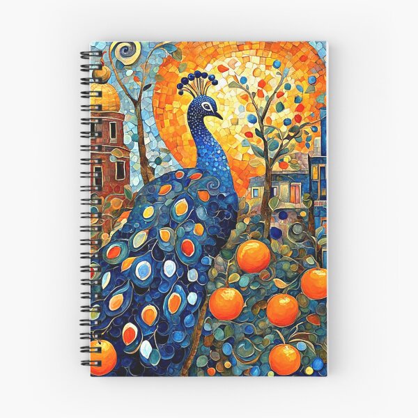 Item preview, Peacock in orange grove designed and sold by George Hutton Hunter.
