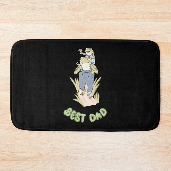 Item preview, Frog Best Dad Cottagecore Toad Mushroom Cute Dad Day Illustration designed and sold by LeshanArt.