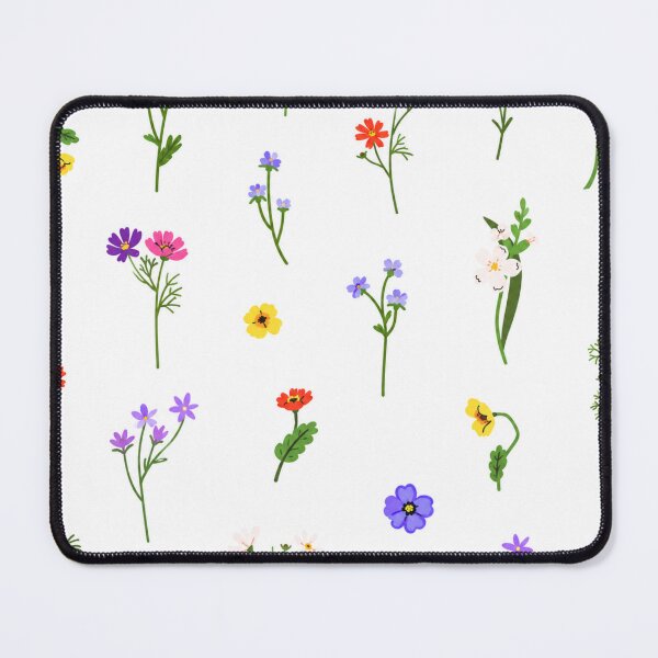 Item preview, Pastel Wildflower Meadow Seamless Floral Pattern designed and sold by ShivCraftStudio.