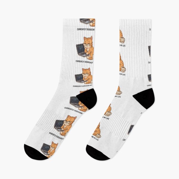 Item preview, Cat Programmer Currently Debugging My Life Funny IT designed and sold by IslaTienda.