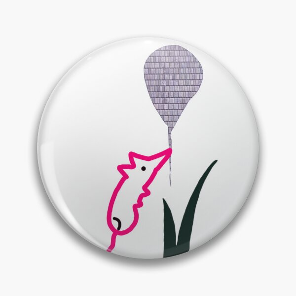 Item preview, Quirky Pink Creature with Brick Balloon designed and sold by AWADHESH  CHAURASIA.