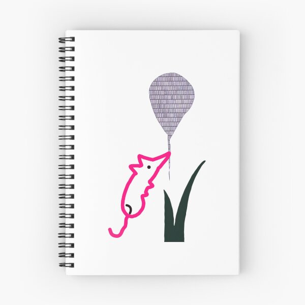 Item preview, Quirky Pink Creature with Brick Balloon designed and sold by AWADHESH  CHAURASIA.