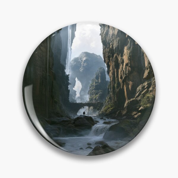 Item preview, A giant Mountain Troll emerging from deep within mist-covered valleys after heavy rain, Fantasy & Mythological Creatures designed and sold by CDC40.