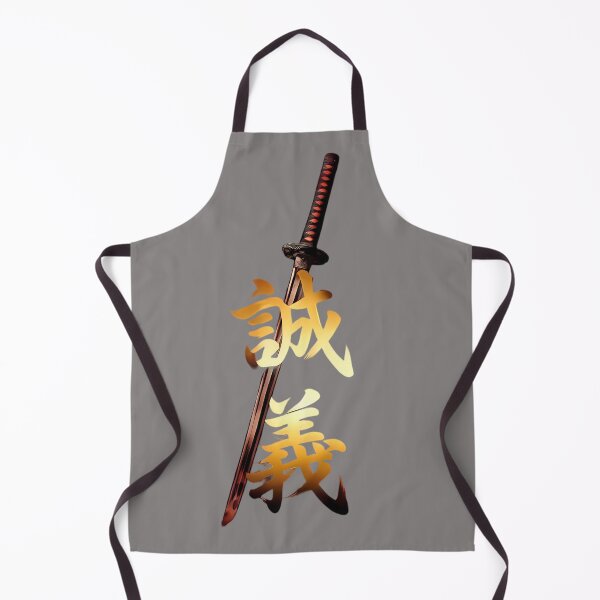 Item preview, Golden Japanese Katana Sword And Kanji Dark Art designed and sold by Alexdreamerart.