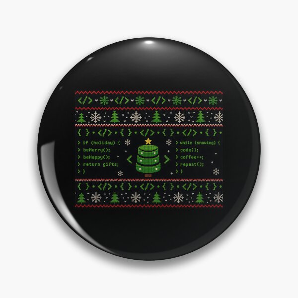 Item preview, Coding Christmas Tree Ugly Sweater designed and sold by SeasonalChic.