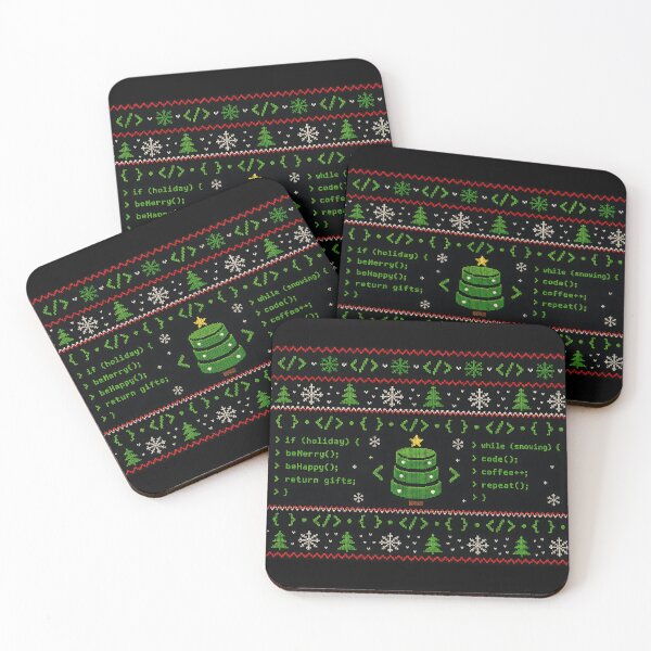 Item preview, Coding Christmas Tree Ugly Sweater designed and sold by SeasonalChic.