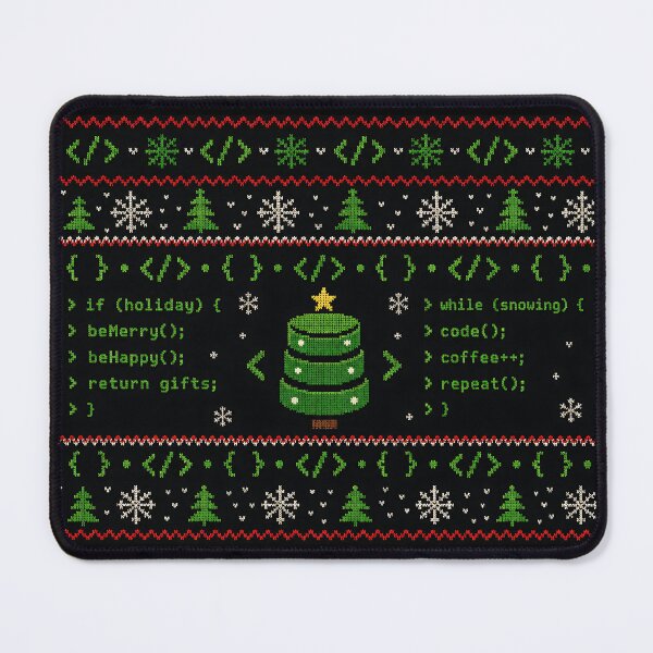 Item preview, Coding Christmas Tree Ugly Sweater designed and sold by SeasonalChic.