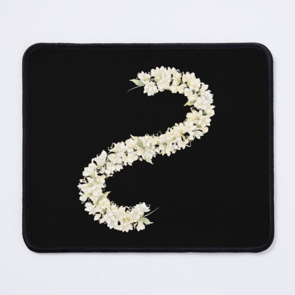 Item preview, Elegant White Jasmine Flower Garland Floral Art designed and sold by bvdesignart.