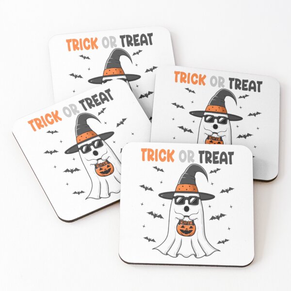 Item preview, Trick Or Treat Cool Ghost Witch Hat Pumpkin Sunglasses Halloween Funny designed and sold by ghanagjkiyf.