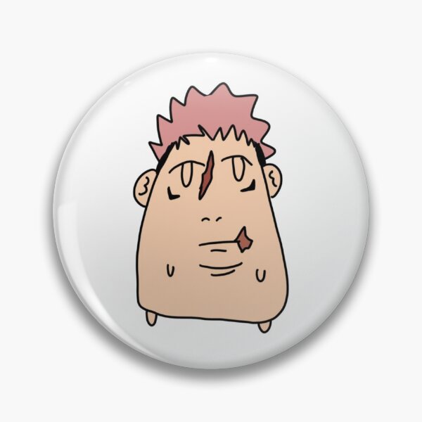 Item preview, Expression of Yuji Itadori - Anime Sketch Funny Icon designed and sold by TheStickLab.