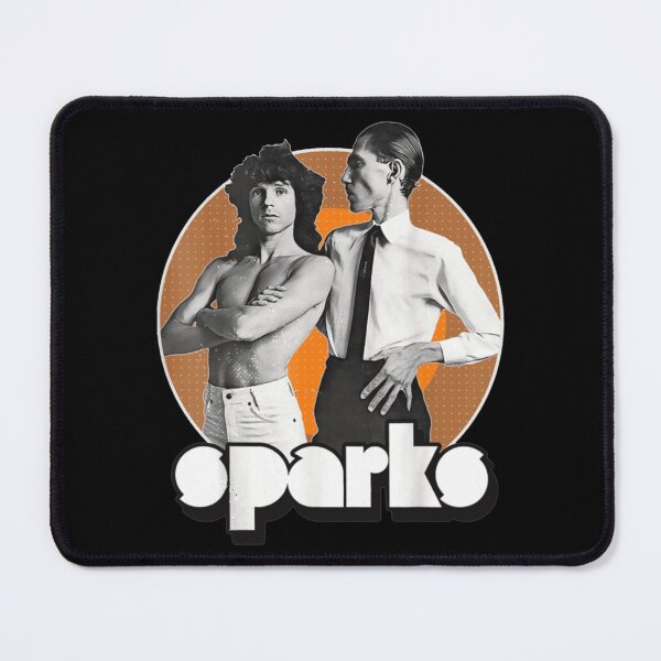 Item preview, Sparks Synth Pop Retro Duo Portrait designed and sold by Ginoanford.