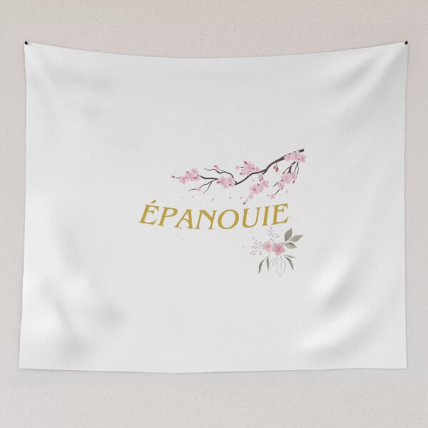 Item preview, Épanouie French Word Floral Design designed and sold by roaaroaa.