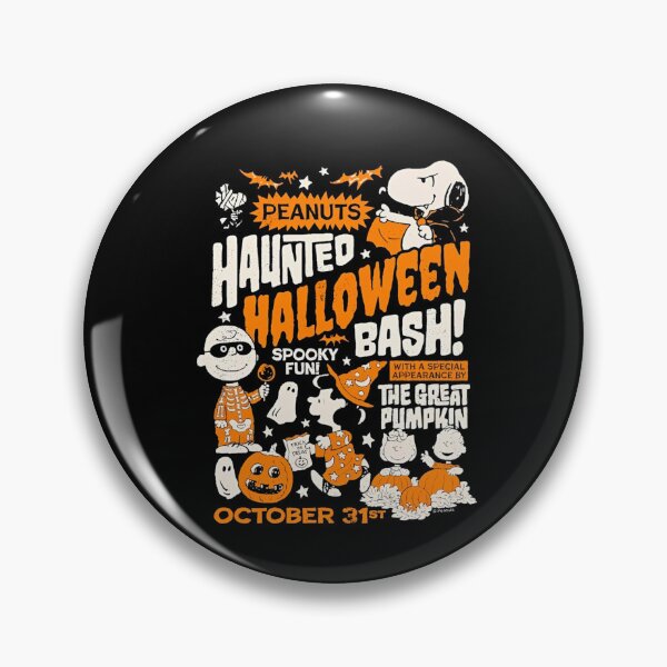 Item preview, Peanuts Snoopy Charlie Brown Haunted Halloween Bash Great Pumpkin designed and sold by Strayplaym.
