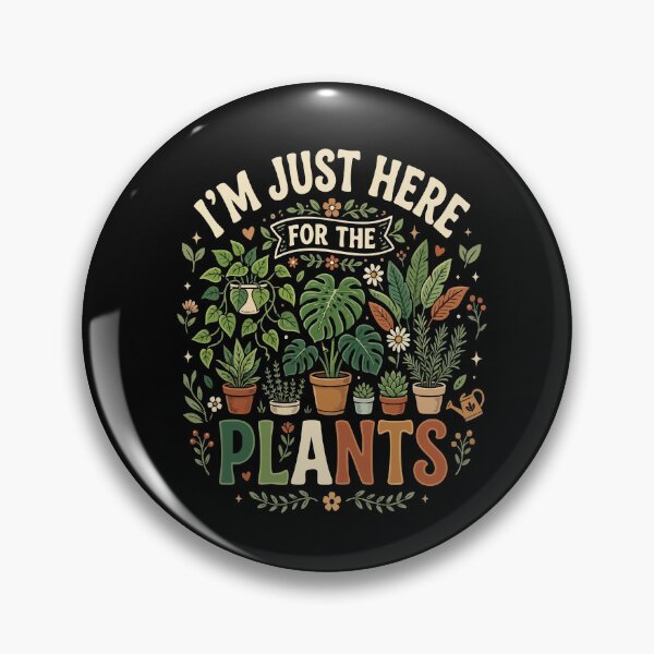 Item preview,  I’m Just Here For The Vegan Plants– Funny Vegan Plant Based Food Lover designed and sold by AmeliaShirts.