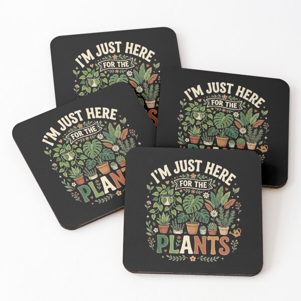 Item preview,  I’m Just Here For The Vegan Plants– Funny Vegan Plant Based Food Lover designed and sold by AmeliaShirts.
