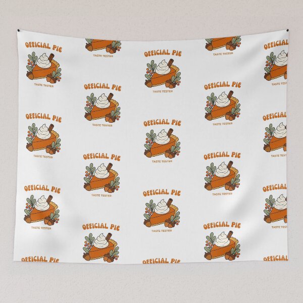 Item preview, Official Pie Taste Tester Cute Thanksgiving Pumpkin Pie Retro Fall Sticker Art designed and sold by wildsilencee.