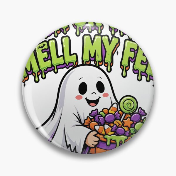Item preview, Trick or Treat Smell My Feet — Cute Ghost Slime Halloween Shirt for Kids designed and sold by To Err Is Human.
