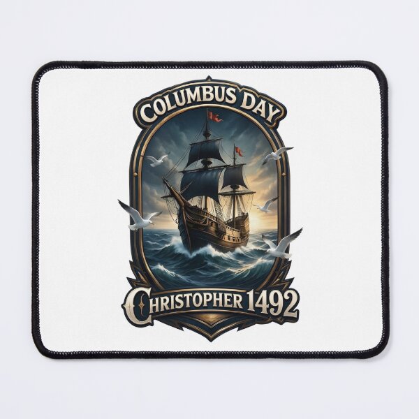 Item preview, Christopher Columbus's historic ship for Columbus Day designed and sold by Nela-&-Lena.
