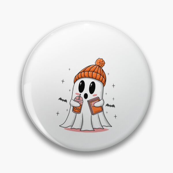 Item preview, Cute Ghost Book Lover Iced Coffee Beanie Fall Halloween Bookish Spooky Season 2026 designed and sold by ghanagjkiyf.
