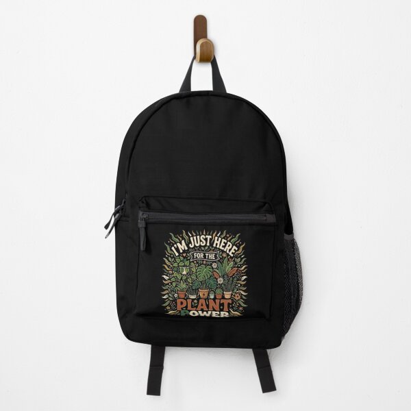 Item preview, I’m Just Here For The Vegan Plant Power– Funny Vegan Plant Based Food Lover designed and sold by AmeliaShirts.