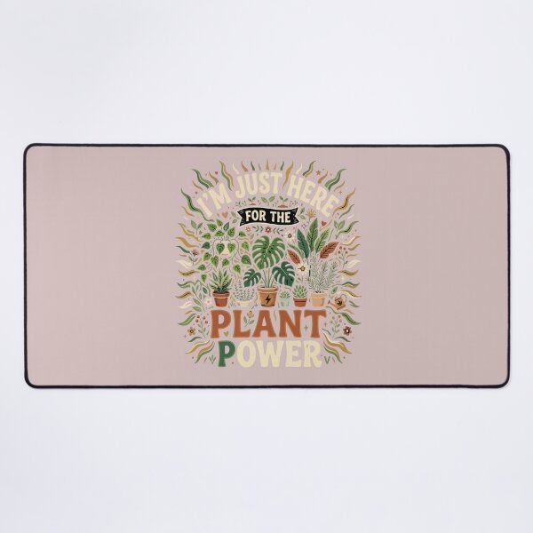Item preview, I’m Just Here For The Vegan Plant Power– Funny Vegan Plant Based Food Lover designed and sold by AmeliaShirts.