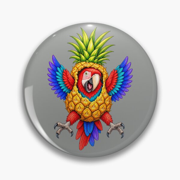 Item preview, Parrot Pineapple designed and sold by prettykaler.