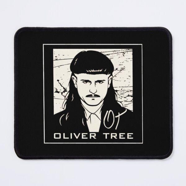 Item preview, Oliver Tree Faux Memorial Monochrome Portrait designed and sold by Ginoanford.