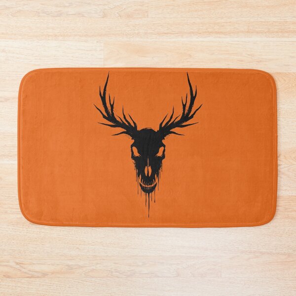 Item preview, Wendigo Skull Dark Folklore Antler Ink Art designed and sold by cabana.space.