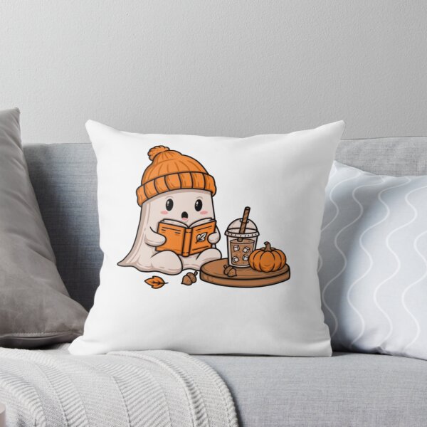 Item preview, Cute Ghost Beanie Iced Coffee Book Lover Fall Halloween Bookish Cozy designed and sold by ghanagjkiyf.
