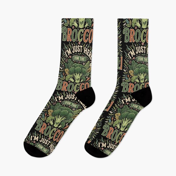 Item preview, Copy of  I’m Just Here For The Vegan Broccoli– Funny Vegan Plant Based Food Lover designed and sold by AmeliaShirts.