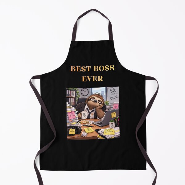 Item preview, Best Boss Ever Sarcastic Office Humor Burnout Sloth Manager designed and sold by DontCareClub.