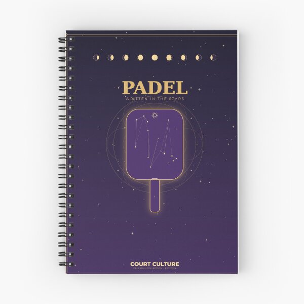 Item preview, Padel Celestial Mystic Mandala Design designed and sold by CourtCultureHQ.