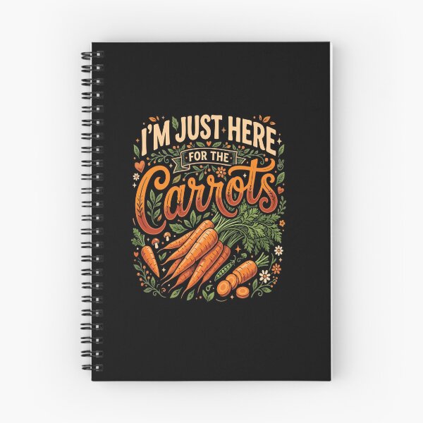 Item preview, I’m Just Here For The Carrots– Funny Vegan Plant Based Food Lover designed and sold by AmeliaShirts.